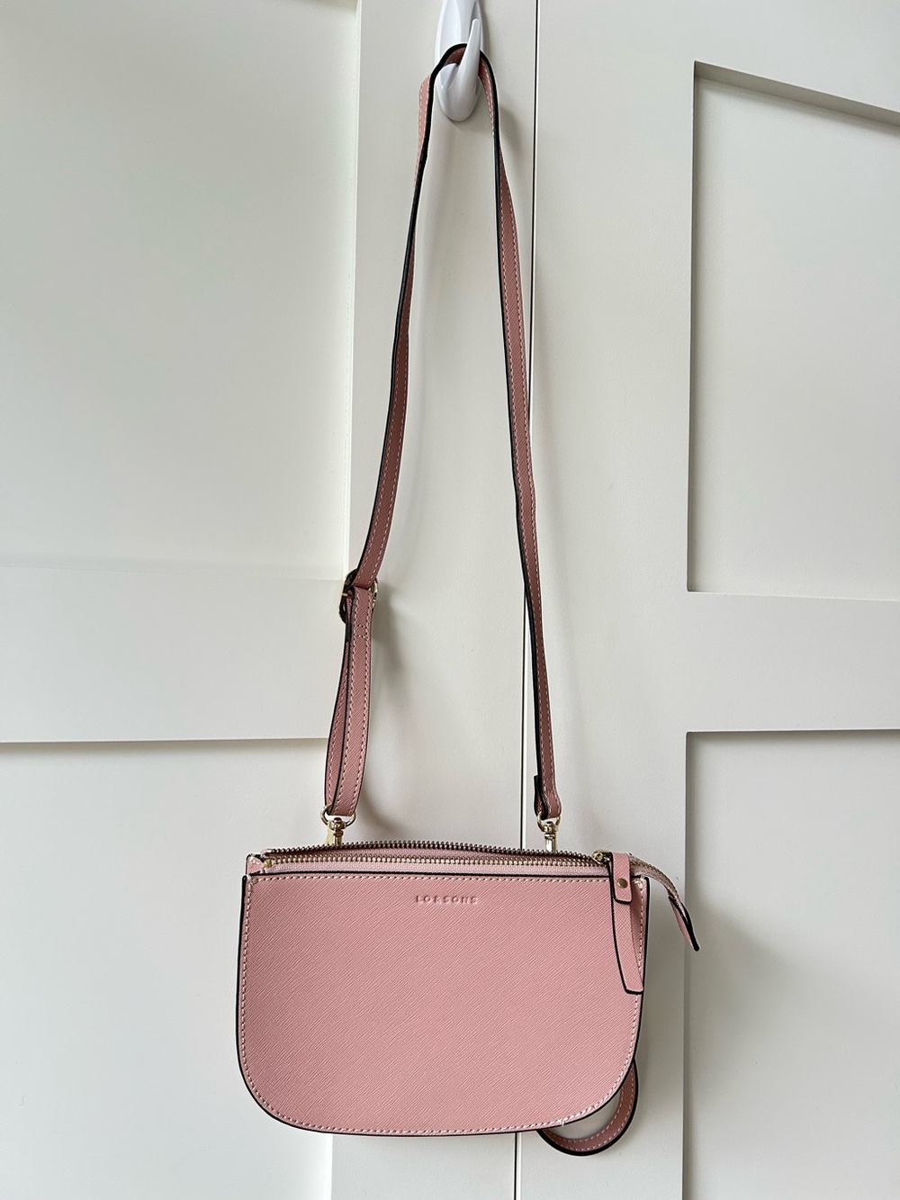 Lo & Sons Waverley 2 Convertible Leather Crossbody Bag